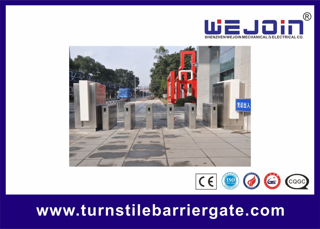 Intelligent Flap Barrier with 304 Stainless Steel Housing Used in High-level Institutions