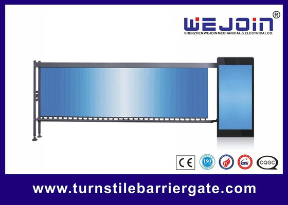 RS485 Advertising Barrier Gate 4,1 Meter Panjang Boom 4 - 8 Detik Kecepatan Dapat Disesuaikan