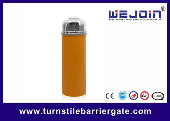 Round Hollow Out Design 3D Parking Barrier Gate Keamanan emas Warna perumahan