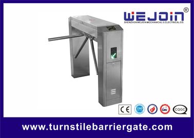 Sistem Pengendalian Akses Gerbang Pejalan kaki Gerbang Turnstile Tripod Jenis Jembatan Otomatis