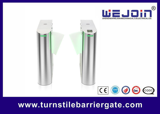 90% Non Kondensasi Flap Turnstile Gerbang Penghalang Dengan Anti Tailgating Fungsi