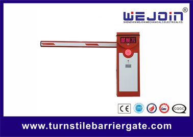 80W Low Noise Automatic Car Park Square Arm Boom Barrier Gate untuk Tempat Parkir