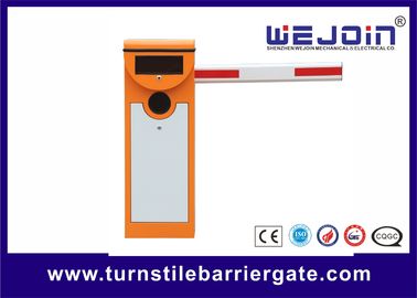 80 W Low Noise Automatic Car Park Barriers, Square Arm Boom Gate Untuk Tempat Parkir
