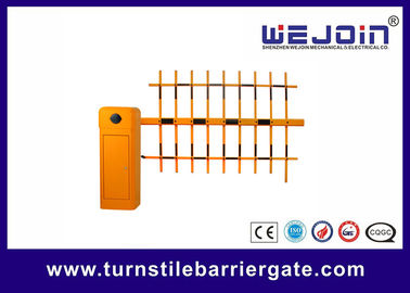 Kecepatan Tinggi Gerbang Tol Orange Otomatis Boom Bararier 220V / 110V Untuk Jalan Raya