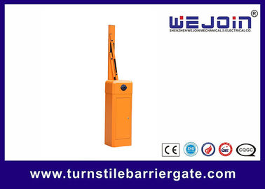 Secara Otomatis Keamanan Boom Gates 220V / 110V Road Security Gates Orange Color