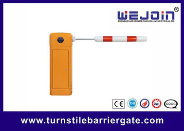 Secara Otomatis Keamanan Boom Gates 220V / 110V Road Security Gates Orange Color