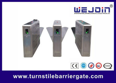 304 stainless steel otomatis dua arah Flap Barrier Gate untuk Akses Control Turnstile