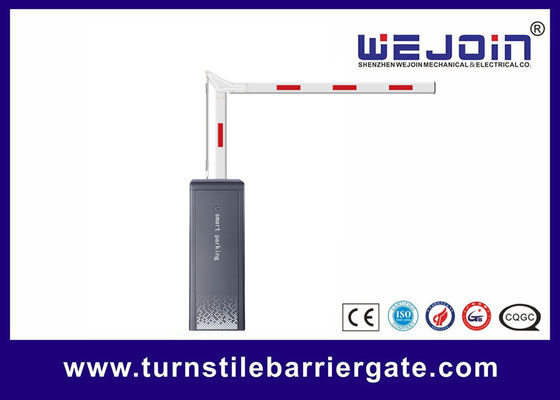 Gerbang penghalang elektronik DC24V dengan motor paduan aluminium dan rumah warna abu-abu perak