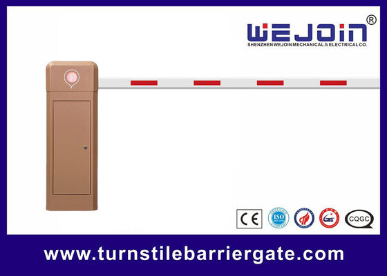 Gerbang Penghalang Remote Control Boom Lurus 6m Siklus Tugas 100% Frekuensi Variabel DC24V