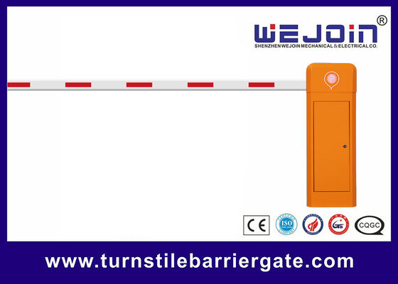 Gerbang penghalang otomatis dengan motor tanpa sikat DC24V, perlindungan anti tabrakan cerdas, dan panjang boom 6M untuk tempat parkir