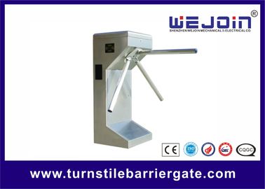 RFID Vertikal Penuh Automatic Tripod Turnstile 304 Stainless Steel Keamanan Access Control Barrier Gate