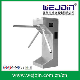 Kantor Indoor Kontrol Akses Wajah Tripod Turnstile dengan pembaca sidik jari wajah Tripod Turnstile gate