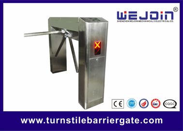 Tinggi Pinggang Akses Pedestrian Kontrol Turnstile Gate Arah Ganda Dengan ESD Tester