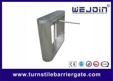 Semi Automatic Tripod Turnstile Gate Stainless Steel Dengan Kontroler / RFID Reader