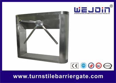 DC Motor Tripod Turnstile Gate No Exposed Screws / Fasteners Arah Ganda 50 / 60HZ