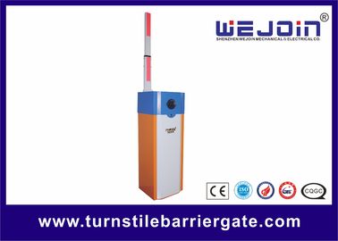 Lurus Automatic Barrier Gate Steel Material 300W Dengan Sensor Keamanan