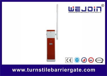 Heavy Duty RFID Parking Boom Barrier 80 Watt Untuk Sistem Manajemen Parkir Mobil