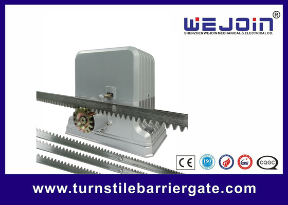 Pemanasan Sliding Gate Operator Motor Soket Lampu Alarm 418MHz Remote Control