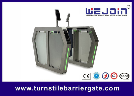 Kecepatan Tinggi Anti Crush Face Recognition Turnstiles Swing Barrier Gate Untuk Stasiun Trem