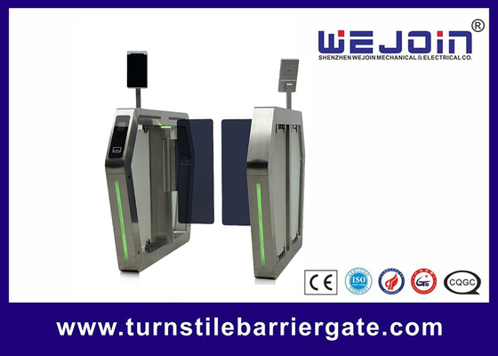 Keamanan Pintu Masuk Pejalan Kaki Swing Barrier Turnstile RS232 Access Control Gate