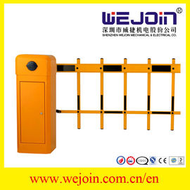 Folding Boom Gate Intelligent Barrier 6m Max Panjang Boom 220V Panduan Rilis